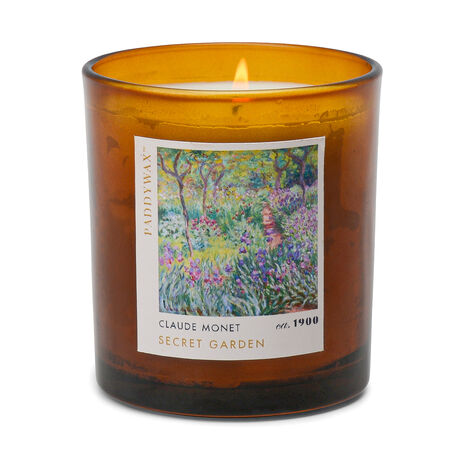 EMPRESYONİSTLER CAM MUM 170 gr. - IMPRESSIONIST GLASS CANDLE DEGAS MONET 'THE ARTIST GARDEN OF GIVERNY