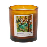 EMPRESYONİSTLER CAM MUM 170 gr. - MPRESSIONIST GLASS CANDLE DEGAS 'DANCERS, PINK & GREEN - Thumbnail