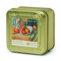 Paddywax - EMPRESYONİSTLER METAL TENEKE MUM 99 gr. - IMPRESSIONIST TIN CANDLE DEGAS CEZANNE 'STILL LIFE WITH MILK JUG&FRUIT