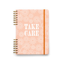 JUMBO BOY AYRAÇLI SPİRAL DEFTER 26x20,5 cm - GUIDED WELLNESS JOURNAL TAKE CARE - Thumbnail