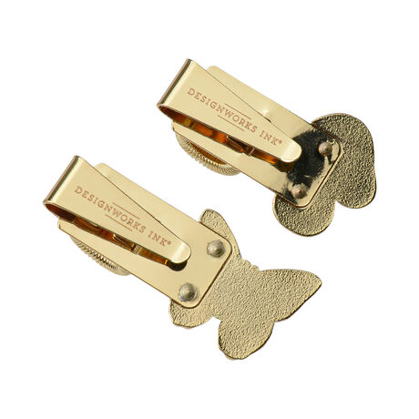 KİTAP İÇİN KALEM KLİPSİ (2'Lİ) - PEN CLIPS BUTTERFLY&MUSHROOM