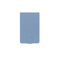 Designworks Ink - LEATHERETTE NOTEPAD - CORNFLOWER BLUE 13.5 x 8.2 cm.