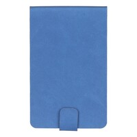 LEATHERETTE NOTEPAD - CORNFLOWER BLUE 13.5 x 8.2 cm. - Thumbnail