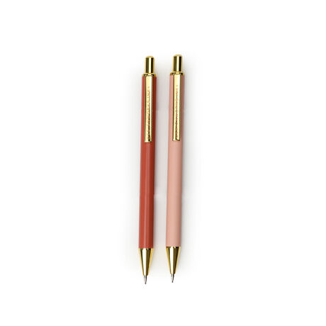 MECHANICAL PENCILS ROSEWOOD + BLUSH (SET OF 2)