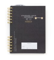 STANDARD ISSUE SPİRALLİ DEFTER SİYAH - STANDARD ISSUE No.12 TWIN WIRE PLANNER BLACK - Thumbnail