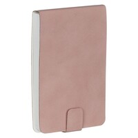 SUEDETTE NOTEPAD - BLUSH 13.5 x 8.2 cm. - Thumbnail