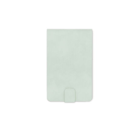 SUEDETTE NOTEPAD - MINT 13.5 x 8.2 cm.