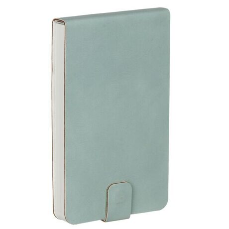 SUEDETTE NOTEPAD - MINT 13.5 x 8.2 cm.